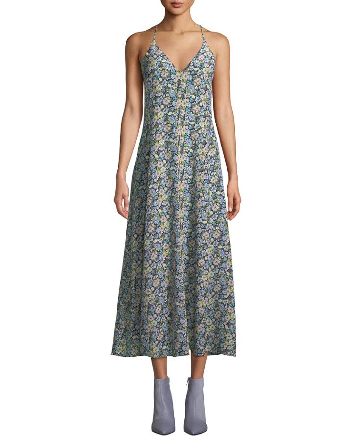 Moonlight Floral Silk