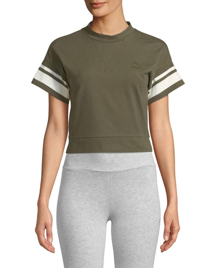Tipping Cropped Tee