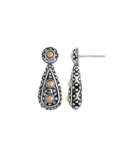 Jaisalmer Two-tone Teardrop Earrings