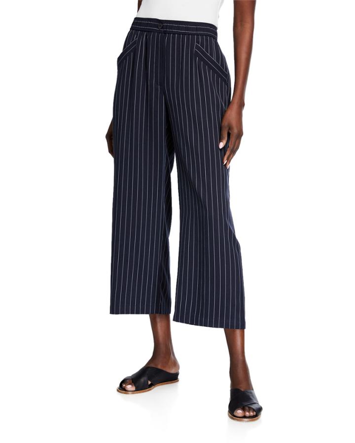 Tencel&reg; Cropped Wide-leg