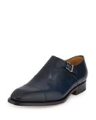 Monk-strap Hand-antiqued Leather Cap-toe