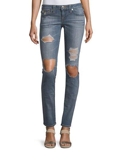 Skinny Flap-pocket Fossil Denim Jeans