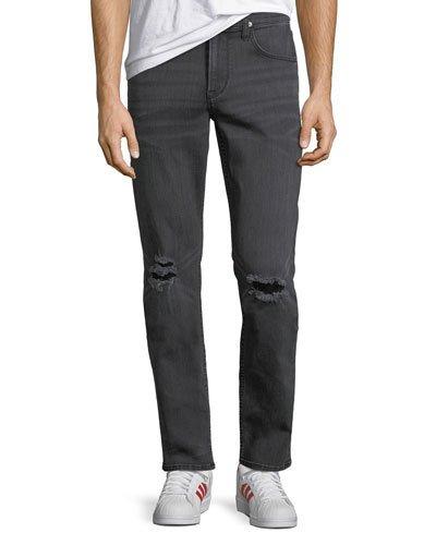 Blake Slim Straight-leg Jeans, Black
