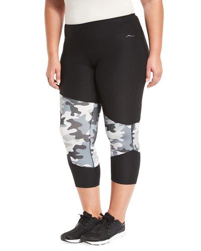 Colorblock Capri Performance Legging,