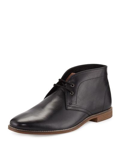 Gabe Leather Chukka Boot, Black