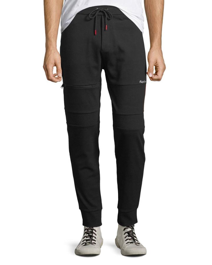 Contrast-striped Track Pants