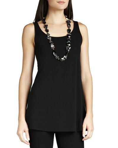 Long Silk Jersey Tunic,