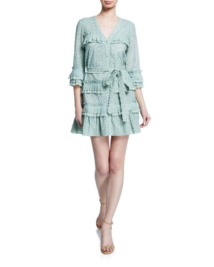 Audrea Eyelet Ruffle