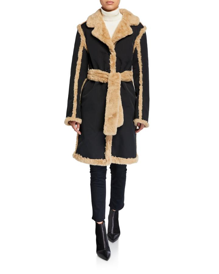 Reversible Faux-fur Coat