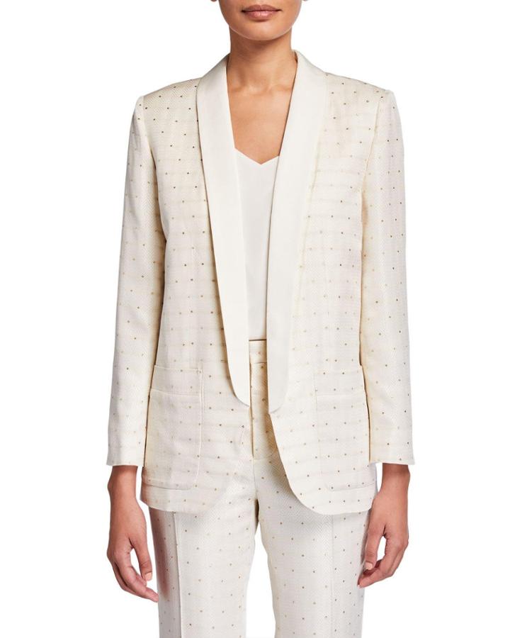 Verdun Jacquard Star Blazer Jacket