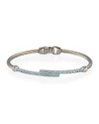 Blue Topaz Cord Bracelet,