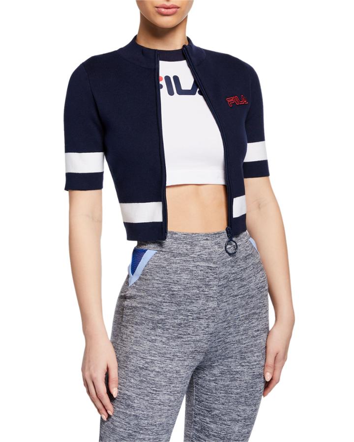 Ida Cotton-knit Crop Jacket