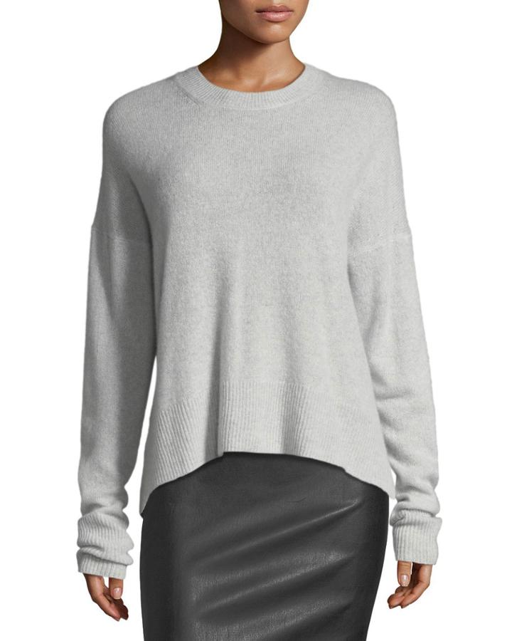 Karena L. Long-sleeve Cashmere