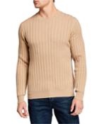 Men's Twisted Rib Crewneck Cashmere