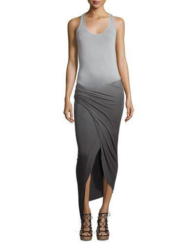 Sassy Ombre Maxi Dress, Olive Ombre