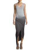 Sassy Ombre Maxi Dress, Olive Ombre