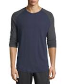 Men's Colorblock Baseball T-shirt