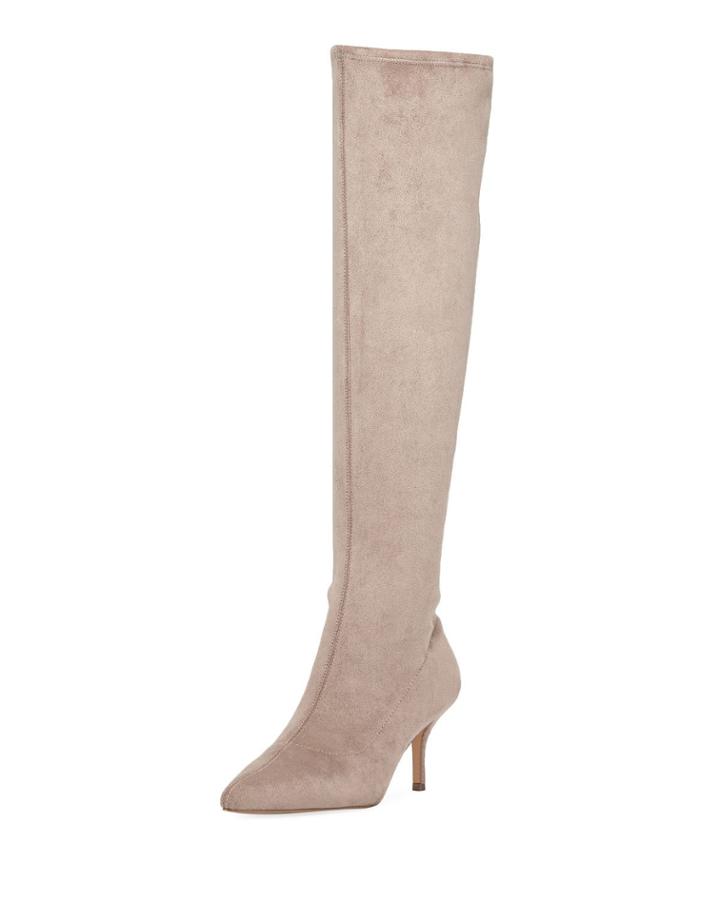 Aerin Dressy Microsuede Knee Boots