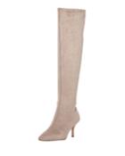 Aerin Dressy Microsuede Knee Boots