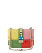 Colorblock Rockstud Crocodile