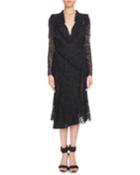 Valencienne V-neck Long-sleeve
