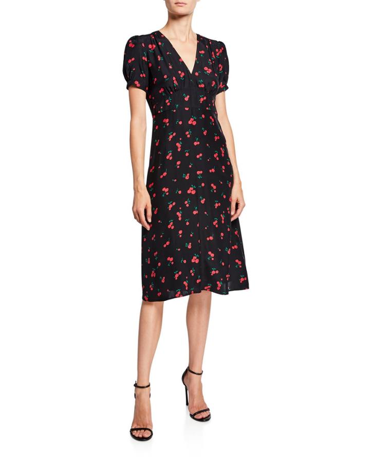Paula Deep V-neck Dress