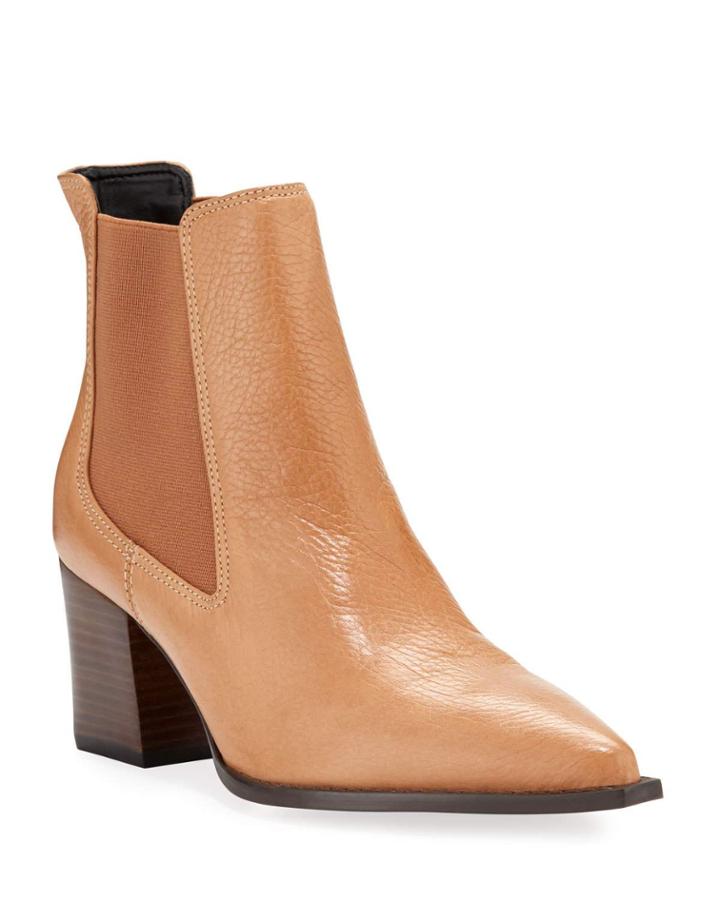 Tennessee Leather Western Ankle Booties