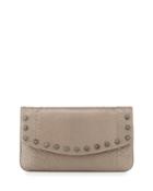 Armenta Studded Python Clutch Bag, Taupe, Women's, Taupe