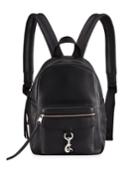 Medium Pebbled Leather Backpack Bag