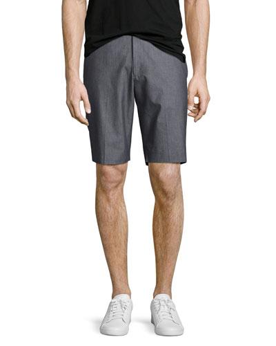 Beck Hallstat Stretch-cotton Shorts, Charcoal