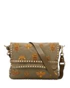 Men's Small Studded Embroidered