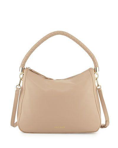 Benson Mini Leather Hobo Bag,