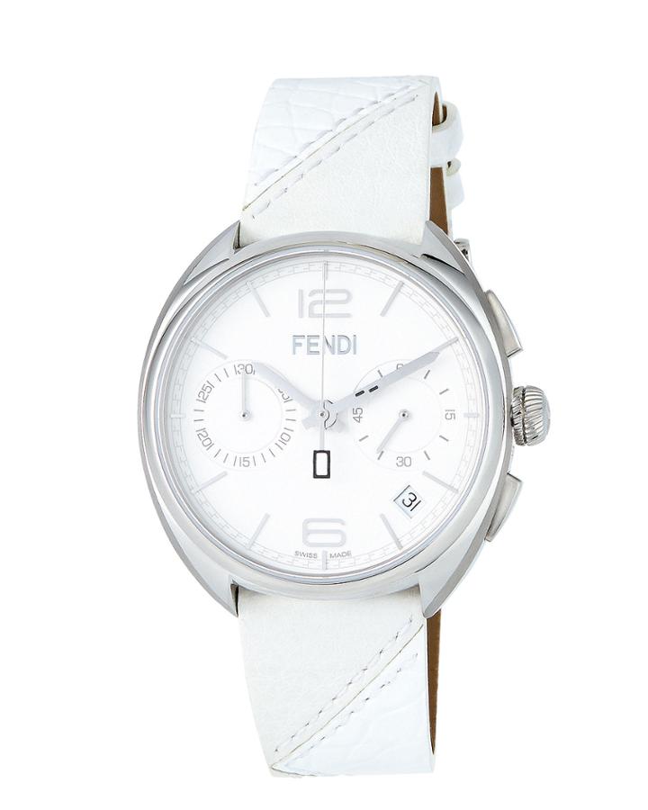 40mm Momento Chronograph Watch, White