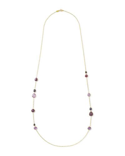 18k Rock Candy&reg; Lollipop Long 11-stone Station Necklace In