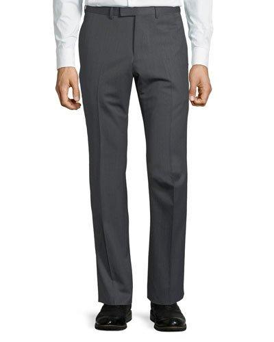 Monaco Pinstripe Wool Trouser Pants