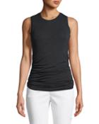 Ruched-side Pullover Tank Top