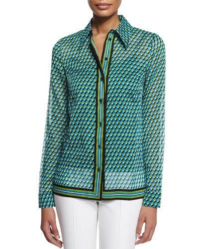 Deco-print Button-down