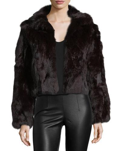 Textured Rabbit Jacket