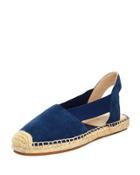 Henry Cutout Suede Slingback Espadrille