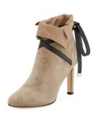 Dalal Suede Ankle-wrap Boots