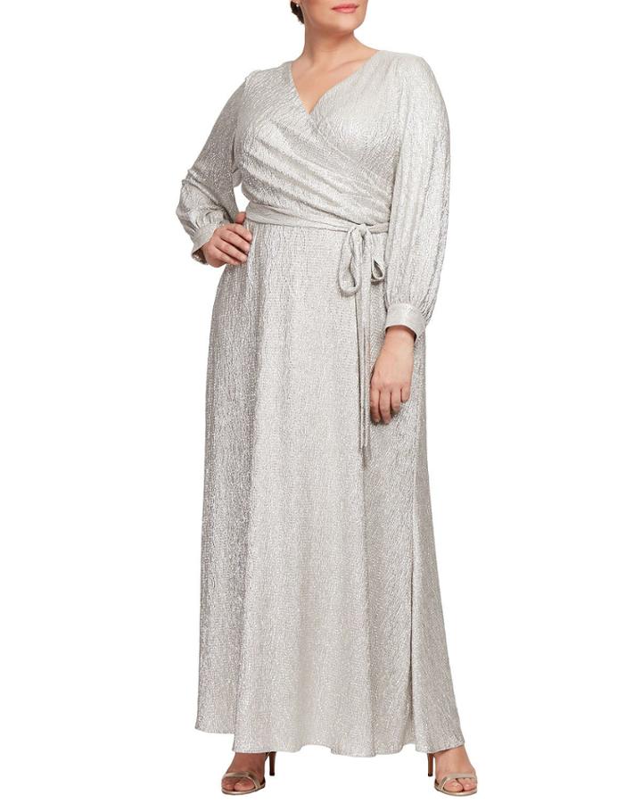 Plus Size Faux-wrap