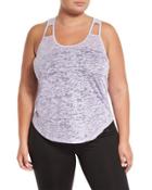 Debbie Burnout Tank, Neo Plum,