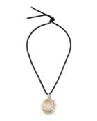Estate Sellier Pendant Necklace, Black/silver