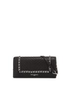 Charlotte Quilted Chain-trim Crossbody Bag