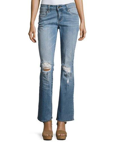 Natalie Boot-cut Jeans, Blue