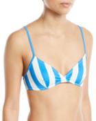 The Brigitte Striped Bikini