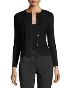 Lynne Textured-knit Cardigan