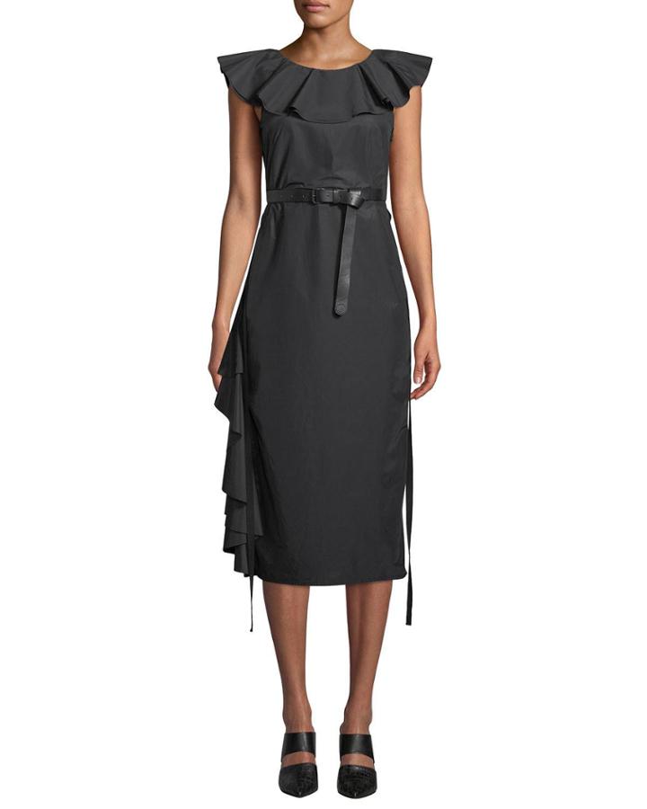 Ruffle Belted