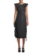 Ruffle Belted