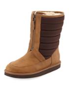 Zaire Quilted Zip Boots